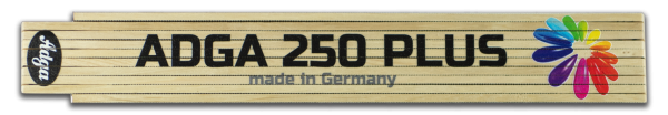 ADGA 250 PLUS - 2m Holz Zollstock natur, incl. Digitaldirektdruck, Metallgelenke